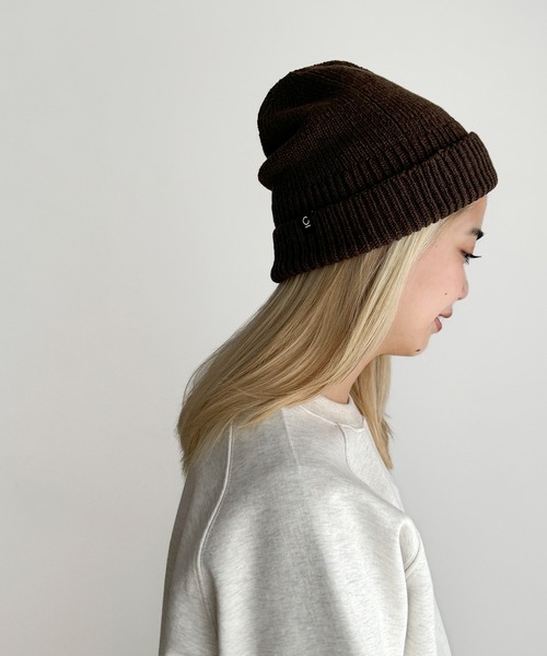 CANAL JEAN（キャナルジーン）の「choice_cnl×Daches　刺繍ニットCAP（ニットキャップ/ビーニー・レディース・ベージュ/ブラウン・ONE SIZE）」の22枚目の写真