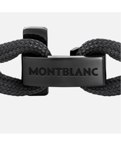 MONTBLANC(モンブラン)の「ナイロン スティール ブレスレット ブラック PVD サイズ68mm(ブレスレット・メンズ・ブラック・ONE SIZE)」の2枚目の写真