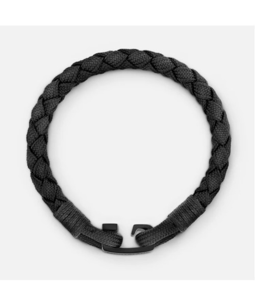 MONTBLANC(モンブラン)の「ナイロン スティール ブレスレット ブラック PVD サイズ68mm(ブレスレット・メンズ・ブラック・ONE SIZE)」の3枚目の写真