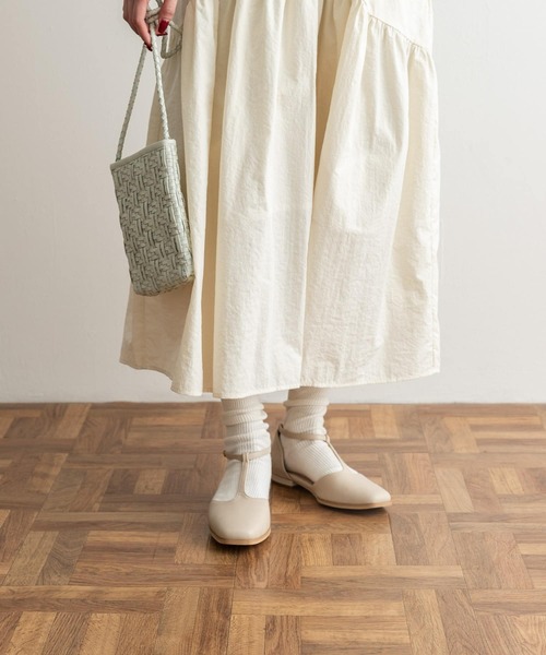 URBAN RESEARCH DOORS（アーバンリサーチドアーズ）の「Tストラップパンプス（パンプス・レディース・アイボリー/ブラック・36/37/38）」の7枚目の写真