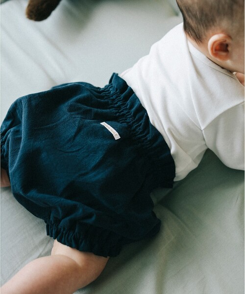 こども ビームス（コドモビームス）の「こども ビームス / ハイウエスト ブルマ 24（70～80cm）（その他パンツ・キッズ・レッド系その他7/ネイビー・70/80）」の5枚目の写真