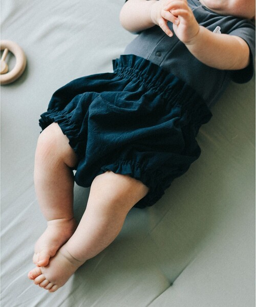 こども ビームス（コドモビームス）の「こども ビームス / ハイウエスト ブルマ 24（70～80cm）（その他パンツ・キッズ・レッド系その他7/ネイビー・70/80）」の7枚目の写真