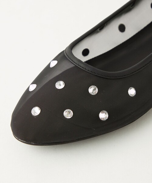 green label relaxing（グリーンレーベルリラクシング）の「ラウンド チュール フラットシューズ（バレエシューズ・レディース・ブラック/ベージュ/その他1・23cm/23.5cm/24cm/24.5cm）」の20枚目の写真