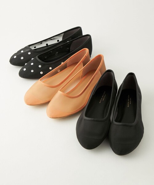 green label relaxing（グリーンレーベルリラクシング）の「ラウンド チュール フラットシューズ（バレエシューズ・レディース・ブラック/ベージュ/その他1・23cm/23.5cm/24cm/24.5cm）」の22枚目の写真