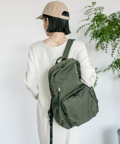 RIVE DROITE（リヴドロワ）の「R.good/Backpack（バックパック/リュック・レディース・ブラック/カーキ・FREE）」の6枚目の写真