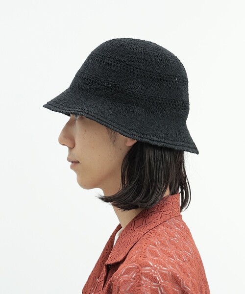 BEAMS HEART（ビームスハート）の「BEAMS HEART / サーモ クロシェハット（ハット・メンズ・ホワイト/ブラック・ONE SIZE）」の8枚目の写真