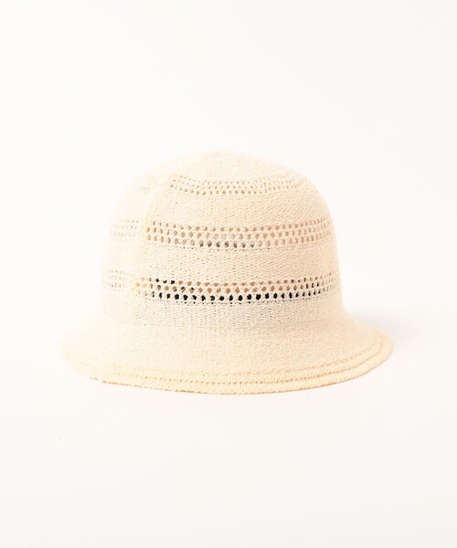 BEAMS HEART（ビームスハート）の「BEAMS HEART / サーモ クロシェハット（ハット・メンズ・ホワイト/ブラック・ONE SIZE）」の14枚目の写真