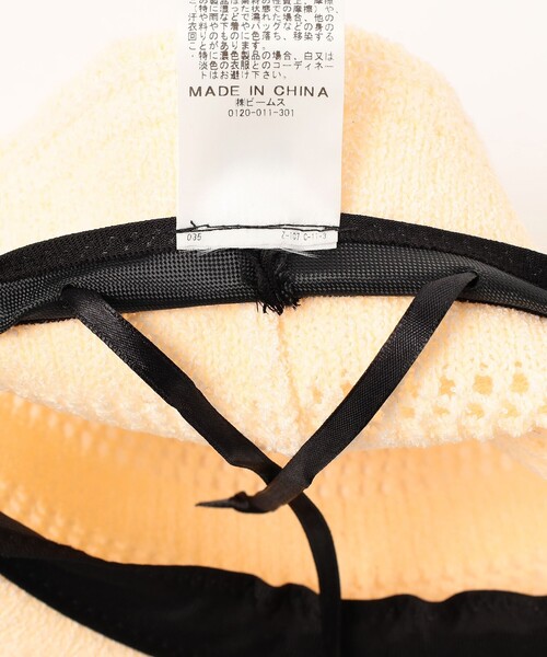 BEAMS HEART（ビームスハート）の「BEAMS HEART / サーモ クロシェハット（ハット・メンズ・ホワイト/ブラック・ONE SIZE）」の16枚目の写真