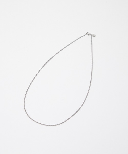 TOM WOOD(トムウッド)の「TOM WOOD Curb Chain Slim トムウッド カーブ チェーン スリム スターリングシルバー 925 ネックレス(ネックレス・レディース・シルバー・43cm/52cm)」の11枚目の写真