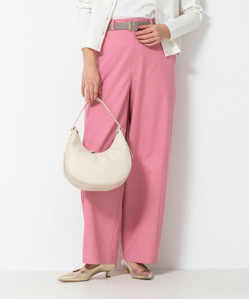 NOLLEY’S（ノーリーズ）の「ウォッシャブルチノ風ワイドパンツ（チノパンツ・レディース・ピンク/ベージュ/ホワイト・38/36）」の10枚目の写真