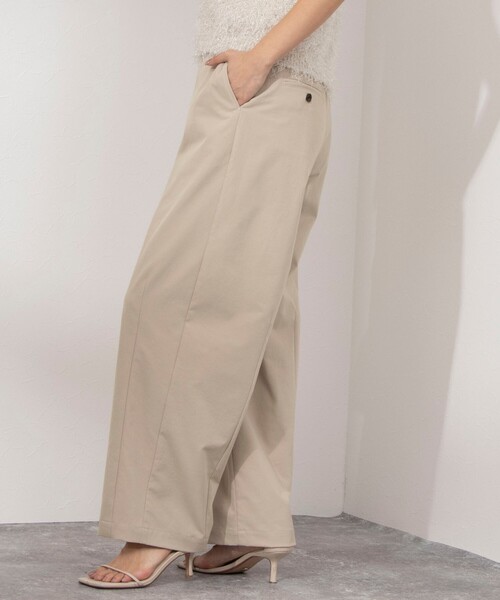 NOLLEY’S（ノーリーズ）の「ウォッシャブルチノ風ワイドパンツ（チノパンツ・レディース・ピンク/ベージュ/ホワイト・38/36）」の15枚目の写真