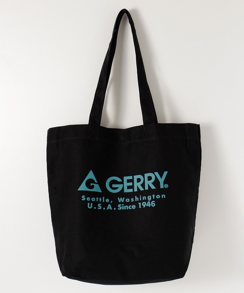 GERRY(ジェリー)の「【GERRY / ジェリー】大容量 キャンバストートバッグ(トートバッグ・メンズ・ブラック/アイボリー・F)」の3枚目の写真
