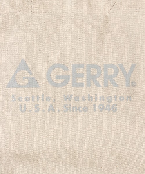 GERRY(ジェリー)の「【GERRY / ジェリー】大容量 キャンバストートバッグ(トートバッグ・メンズ・ブラック/アイボリー・F)」の12枚目の写真