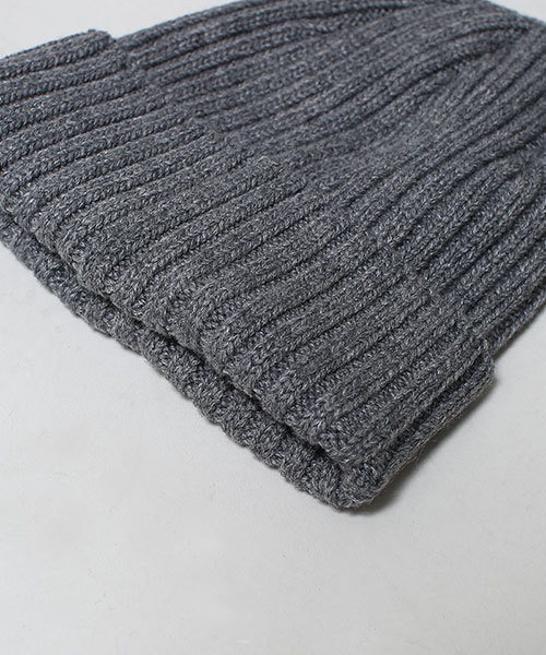 NANO universe（ナノユニバース）の「RACAL（ラカル）/ 別注Standard knit CAP（ニットキャップ/ビーニー・メンズ・ライトグレー/ワインレッド/オフホワイト/グレー/ベージュ/インディゴブルー/ネイビー/ブラック・FREE）」の11枚目の写真