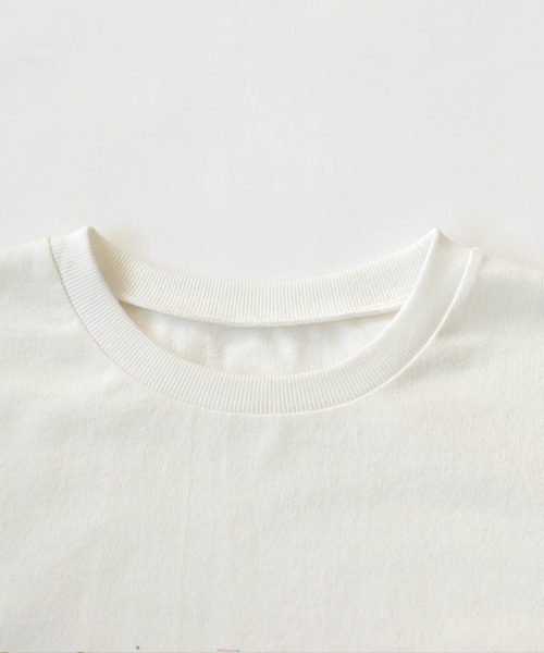 antiqua(アンティカ)の「アートデザインバスクTシャツ(Tシャツ/カットソー・レディース・オフホワイト・ML/LXL)」の13枚目の写真
