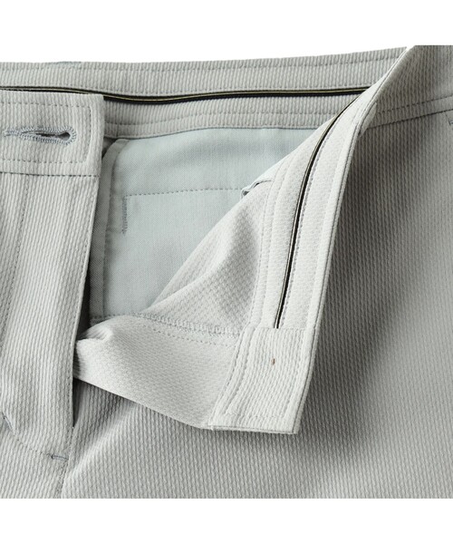 WS DOBBY SUCKER CROPPED PANTS