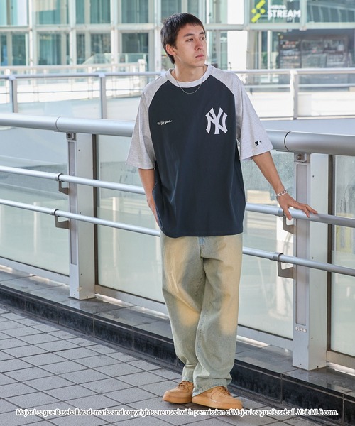 sfc　ラグランベースボールＴ セール】MLB/メジャーリーグベースボール 別注 ワッペン刺繍