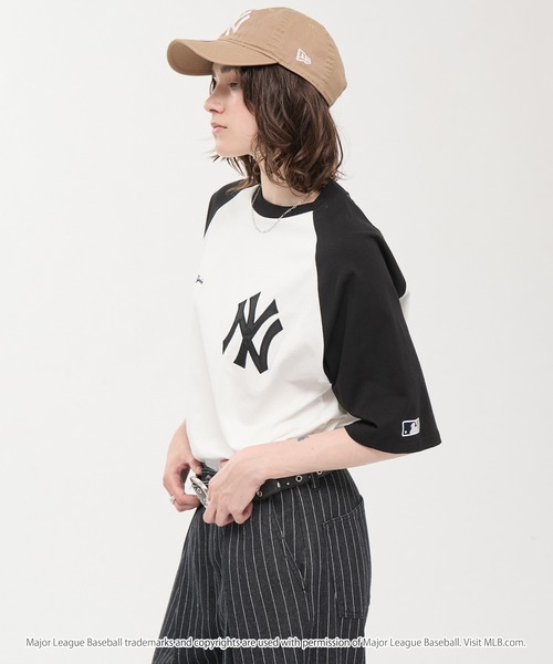 MLB/メジャーリーグベースボール 別注 ワッペン刺繍 ビッグシルエット