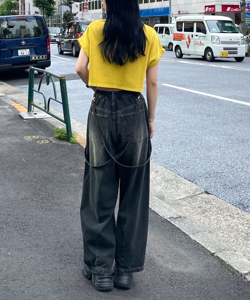 PBLIM（ページボーイリム）の「PBLIM/サスツキルーズデニム（デニムパンツ・レディース・ブラック/ベージュ/ブルー・MEDIUM/LARGE）」の15枚目の写真