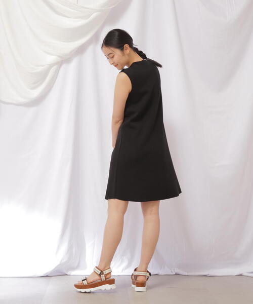 JILL by JILL STUART(ジルバイジルスチュアート)の「◇Iラインスムースニットワンピース(ワンピース・レディース・ホワイト系その他/ダークネイビー/ブラック・FREE)」の13枚目の写真