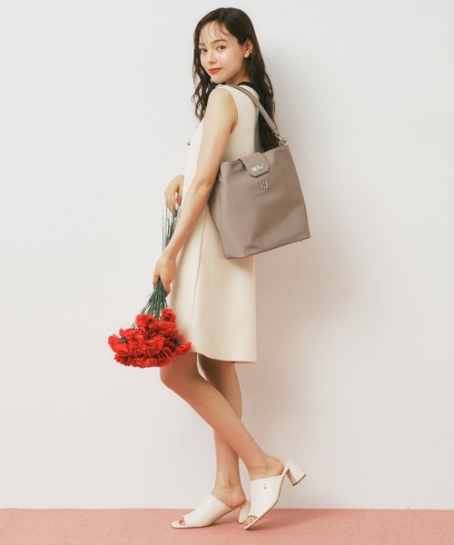 JILL by JILL STUART(ジルバイジルスチュアート)の「◇Iラインスムースニットワンピース(ワンピース・レディース・ホワイト系その他/ダークネイビー/ブラック・FREE)」の5枚目の写真