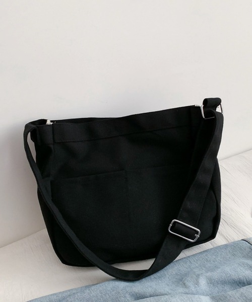 TONE SELECT GOODS（トーンセレクトグッズ）の「urbanfemine./キャンバスショルダーバッグ U7228（ショルダーバッグ・レディース・ホワイト/ブラック/イエロー・FREE）」の15枚目の写真