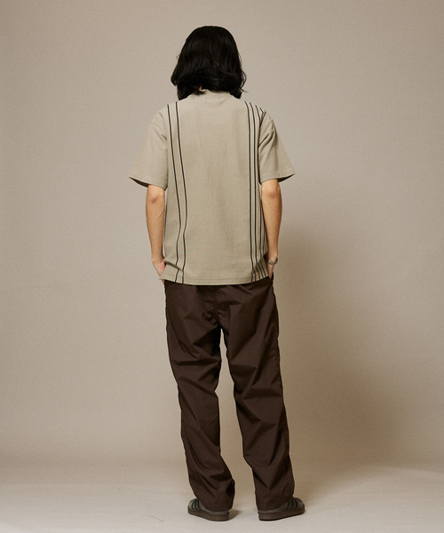 FRED PERRY（フレッドペリー）の「FRED PERRY for JOURNAL STANDARD / ストライプピケ Tシャツ（Tシャツ/カットソー・メンズ・チャコールグレー/グレー/ボルドー/ネイビー・MEDIUM/SMALL/LARGE）」の16枚目の写真