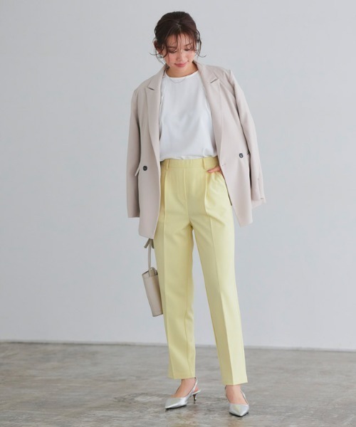 Pierrot(ピエロ)の「パールタックブラウス(シャツ/ブラウス・レディース・ネイビー/グレー/ブルー/オフホワイト・M/L)」の17枚目の写真