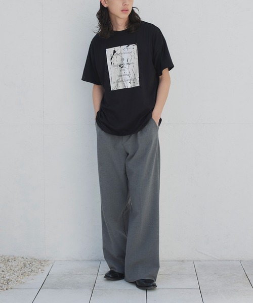 LIAN（リアン）の「箔プリントオーバーサイズT（Tシャツ