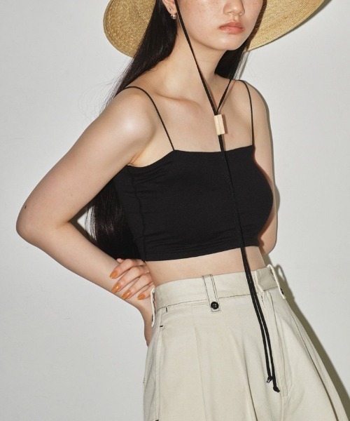 TODAYFUL(トゥデイフル)の「TODAYFUL Cupin Flatseam Bratop 12410602(チューブトップ・レディース・ホワイト/ブラウン/ブラック・FREE)」の5枚目の写真