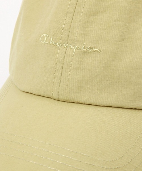 Champion（チャンピオン）の「【Champion(チャンピオン）】別注バックサテンキャップ（キャップ・レディース・イエロー/ベージュ/ホワイト/ライトブルー・FREE）」の16枚目の写真
