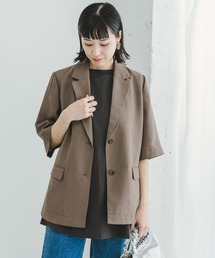 ITEMS URBANRESEARCH | 『セットアップ対応』リネンライクハンソデジャケット(セットアップ)