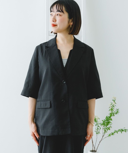 【希少未使用品】アーバンリサーチ　リネンスーツ　セットアップ　青　38サイズ 希少未使用品】アーバンリサーチ リネンスーツ セットアップ 青