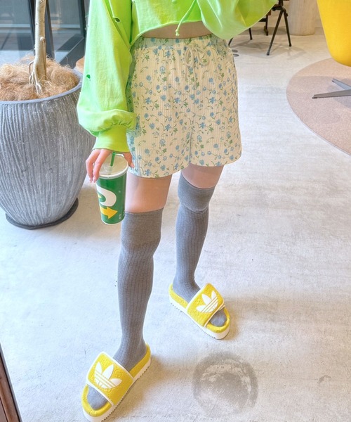 Alley by w closet（アリーバイダブルクローゼット）の「【Alley】ハナガラショートパンツ（その他パンツ・レディース・ブルー系その他/ベージュ系その他・FREE）」の8枚目の写真