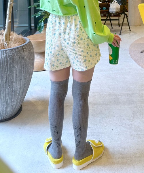 Alley by w closet（アリーバイダブルクローゼット）の「【Alley】ハナガラショートパンツ（その他パンツ・レディース・ブルー系その他/ベージュ系その他・FREE）」の10枚目の写真