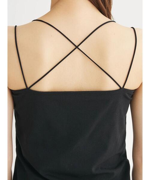 Green　Parks（グリーンパークス）の「カップ付き天竺インナー（インナーウェア/肌着・レディース・ホワイト/ライトベージュ/ブラック・FREE）」の12枚目の写真