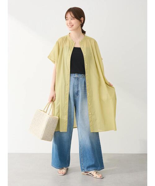 Green　Parks（グリーンパークス）の「カップ付き天竺インナー（インナーウェア/肌着・レディース・ホワイト/ライトベージュ/ブラック・FREE）」の15枚目の写真