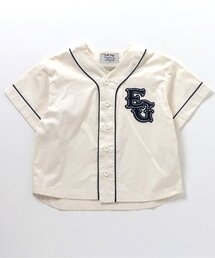 apres les cours | ワッペン付きベースボールシャツ(シャツ/ブラウス)