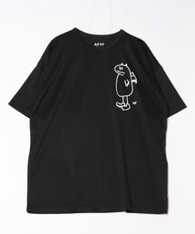 AFYF | 【AFYF】MESH転写PRINT SS TEE/ビッグシルエット メッシュプリントTシャツ(Tシャツ/カットソー)