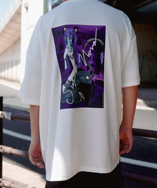 AFYF（エーエフワイエフ）の「【AFYF】MESH転写PRINT SS TEE/ビッグシルエット メッシュプリントTシャツ（Tシャツ/カットソー・メンズ・ブラック系その他5/ホワイト系その他5/ホワイト系その他/ホワイト系/ブラック系その他2/ホワイト系その他7/ホワイト系その他6/ブラック系その他3/ホワイト系その他4/ホワイト系その他2/ブラック系その他/ブラック系/ブラック系その他7/ブラック系その他6/ブラック系その他4/ホワイト系その他3/ブラック系1・FREE）」の5枚目の写真
