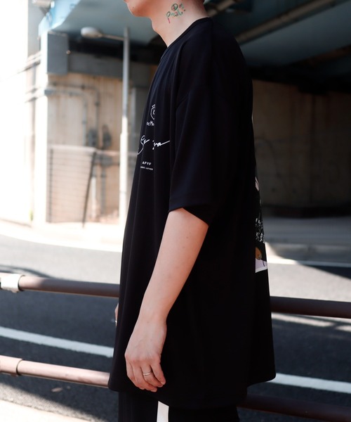 AFYF（エーエフワイエフ）の「【AFYF】MESH転写PRINT SS TEE/ビッグシルエット メッシュプリントTシャツ（Tシャツ/カットソー・メンズ・ブラック系その他5/ホワイト系その他5/ホワイト系その他/ホワイト系/ブラック系その他2/ホワイト系その他7/ホワイト系その他6/ブラック系その他3/ホワイト系その他4/ホワイト系その他2/ブラック系その他/ブラック系/ブラック系その他7/ブラック系その他6/ブラック系その他4/ホワイト系その他3/ブラック系1・FREE）」の18枚目の写真