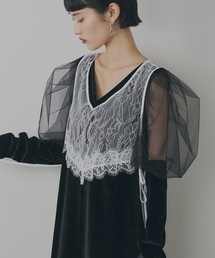 VIOLETTA | サイドリボンレースベスト(ベスト)