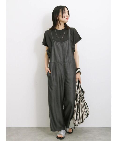 Samansa Mos2 blue（サマンサモスモスブルー）の「【Made in India】ピンタックブラウス（シャツ/ブラウス・レディース・ブラック/オフホワイト/イエロー・F）」の8枚目の写真