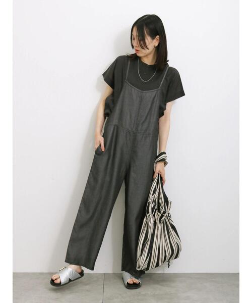 Samansa Mos2 blue（サマンサモスモスブルー）の「【Made in India】ピンタックブラウス（シャツ/ブラウス・レディース・ブラック/オフホワイト/イエロー・F）」の9枚目の写真