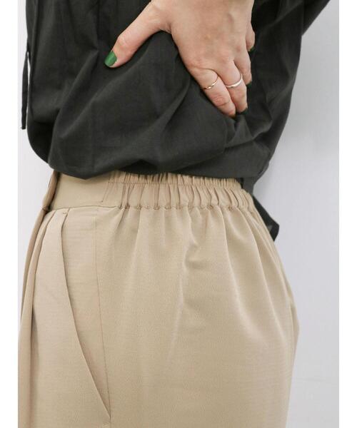 Samansa Mos2 blue（サマンサモスモスブルー）の「ラップ風ワイドパンツ（その他パンツ・レディース・チャコールグレー/グレー/ベージュ・F）」の5枚目の写真