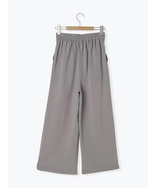 Samansa Mos2 blue（サマンサモスモスブルー）の「ラップ風ワイドパンツ（その他パンツ・レディース・チャコールグレー/グレー/ベージュ・F）」の18枚目の写真