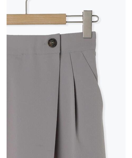 Samansa Mos2 blue（サマンサモスモスブルー）の「ラップ風ワイドパンツ（その他パンツ・レディース・チャコールグレー/グレー/ベージュ・F）」の13枚目の写真