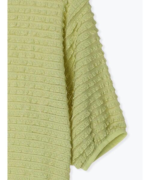 Te chichi TERRASSE（テチチテラス）の「カットフリル前後2WAYカーディガン（カーディガン/ボレロ・レディース・ブラック/グリーン/オフホワイト・F）」の12枚目の写真