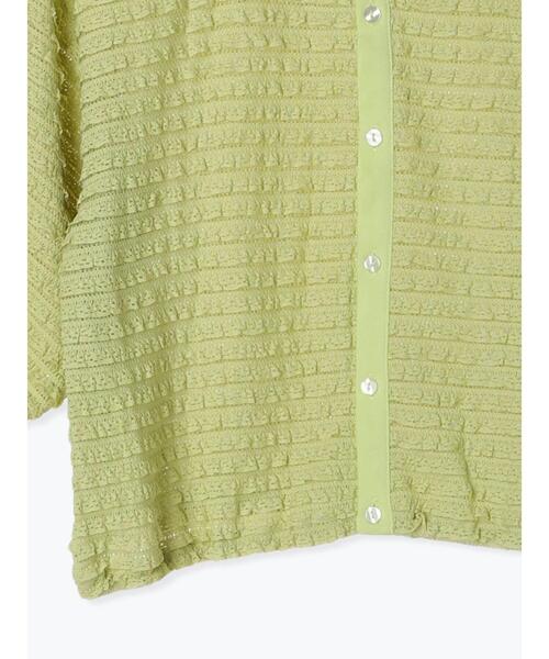 Te chichi TERRASSE（テチチテラス）の「カットフリル前後2WAYカーディガン（カーディガン/ボレロ・レディース・ブラック/グリーン/オフホワイト・F）」の13枚目の写真