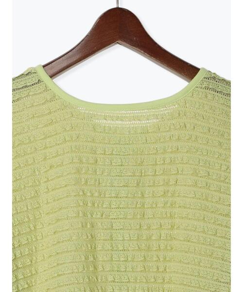 Te chichi TERRASSE（テチチテラス）の「カットフリル前後2WAYカーディガン（カーディガン/ボレロ・レディース・ブラック/グリーン/オフホワイト・F）」の14枚目の写真